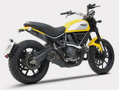Black Stainless Steel E3 Homologated Slip-On And Carbon End-Cap