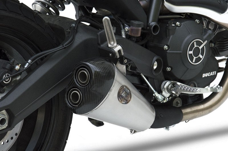 Stainless Steel Racing Slip-On And Carbon End-Cap