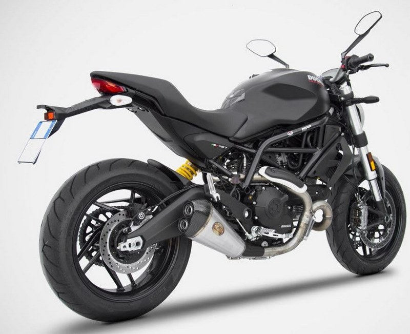 Stainless Steel E4 Homologated Slip-On And Carbon End-Cap