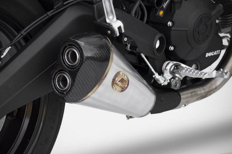 Stainless Steel Racing Slip-On And Carbon End-Cap