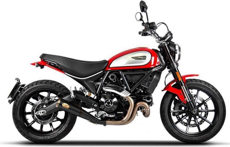 Zard Zuma-Black Stainless Homologated E5 Slip-On | ZDU796S10SBO-B