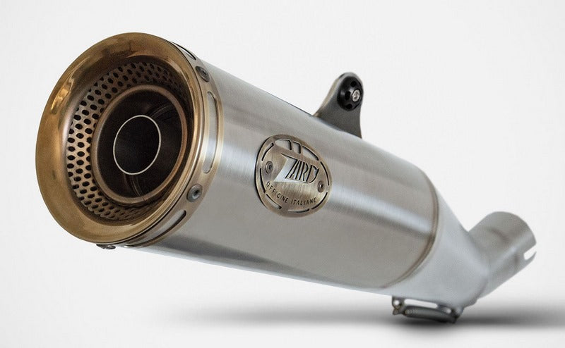 Zuma-Stainless Steel Racing Slip-On And Bronzed End-Cap&Logo