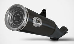 Zard Zuma-Black Stainless Homologated E5 Slip-On | ZDU798S10SSO-B