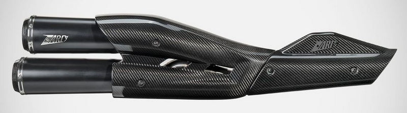 Zard Topgun-Black Stainless Homologated E5 Slip-On Kit | ZHD007S10SCO-B