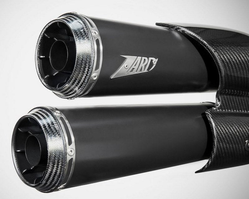 Zard Topgun-Black Stainless Homologated E5 Slip-On Kit | ZHD007S10SCO-B