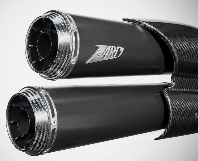 Topgun-Black Stainless Steel Racing Slip-On Kit
