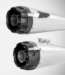 Zard Polished Stainless Homologated E4/E5 2>2 Slip-Ons | ZHD008S10SAR-P