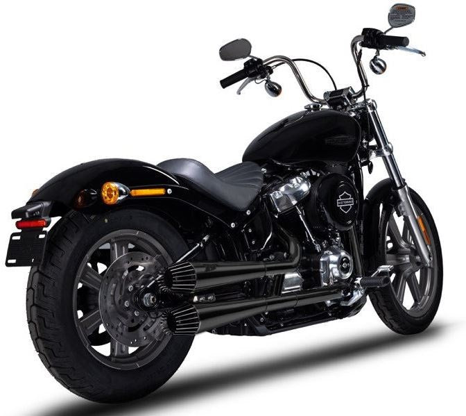 Zard Blackstainless Homologated E4/E5 2>2 Slip-Ons Avio | ZHD008S10SSO-B