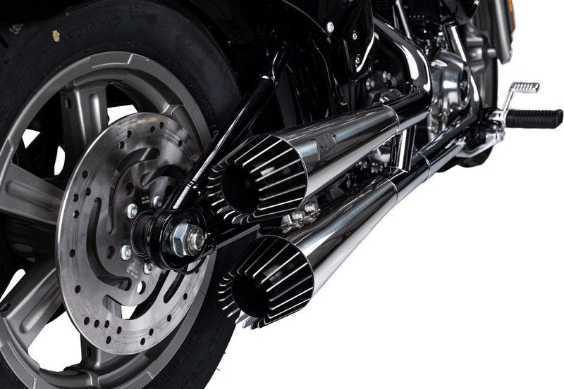 Zard Polished Stainless Homologated E4/E5 2>2 Slip-Ons Avio | ZHD008S10SSO-P
