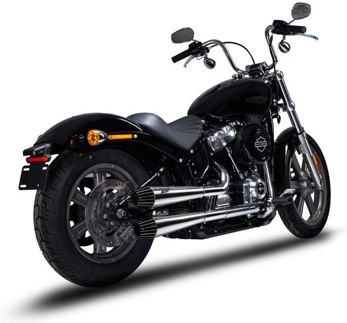 Zard Polished Stainless Homologated E4/E5 2>2 Slip-Ons Avio | ZHD008S10SSO-P