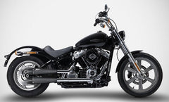 Black Stainless Steel Racing 2>2 Slip-Ons Avio