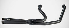 Zard Black Stainless Homologated E4/E5 2>1 Full Kit And Black Alu End Cap | ZHD009S00SAO-B