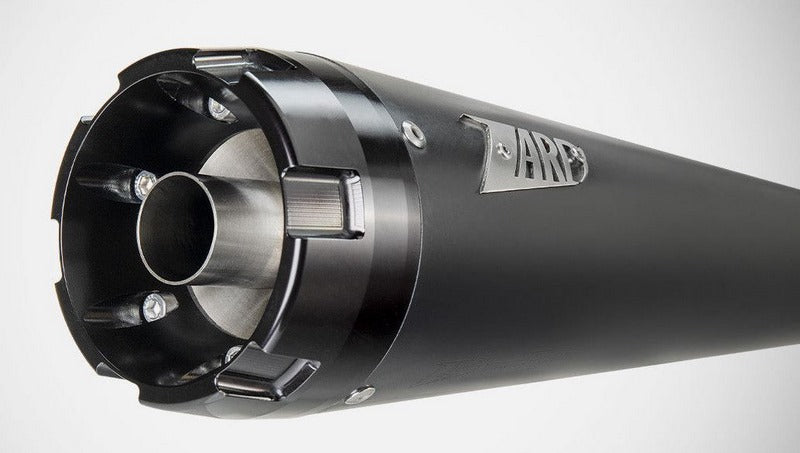 Zard Black Stainless Homologated E4/E5 2>1 Full Kit And Black Alu End Cap | ZHD009S00SAO-B