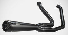 Zard Black Stainless Homologated E4/E5 2>1 Full Kit And Black Alu End Cap | ZHD009S00SAO-B