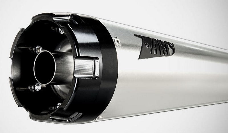 Zard Polished Stainless Homologated E4/E5 2>1 Full Kit And Black Alu End Cap Polished | ZHD009S00SAO-P
