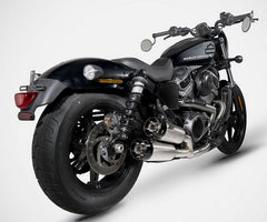 Stainless Steel E5 Homologated Full Kit And Black Alu End-Caps