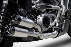 Stainless Steel E5 Homologated Full Kit And Black Alu End-Caps