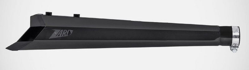 Zard Black Stainless Racing Slip-Ons "Maverick" And Black Alu End-Caps | ZHD028S10SAR-B