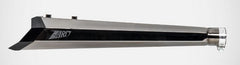 Zard Black Chromed Stainless Racing Slip-Ons "Maverick" And Black Alu End-Caps | ZHD028S10SAR-CB