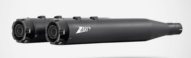 Black Stainless Steel E5 Homologated Slip-Ons And Black Alu End-Caps
