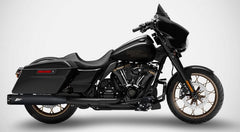 Black Stainless Steel E5 Homologated Slip-Ons And Black Alu End-Caps