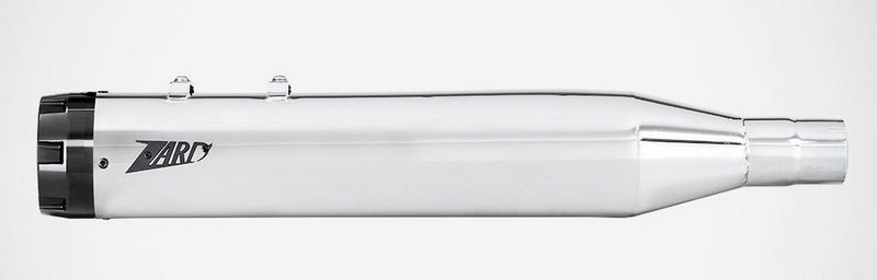 Chromed Stainless Steel Racing Slip-Ons And Black Alu End-Caps