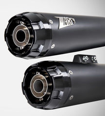 Zard Black Stainless Homologated E5 Slip-Ons Black End-Caps | ZHD032S10SAO-B