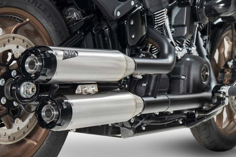 Stainless Steel Racing Slip-Ons With Black Alu End-Cap