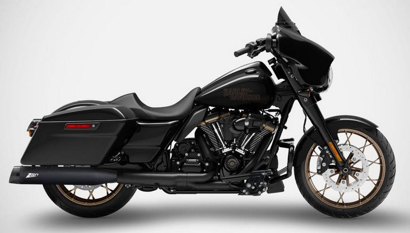 Black Stainless Steel E5 Homologated Slip-Ons And Black Alu End-Caps