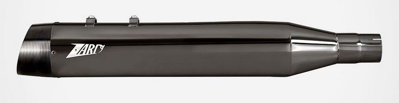 Black Chromed Stainless Steel E5 Homologated Slip-Ons And Black Alu End-Caps