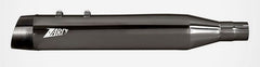 Black Chromed Stainless Steel E5 Homologated Slip-Ons And Black Alu End-Caps