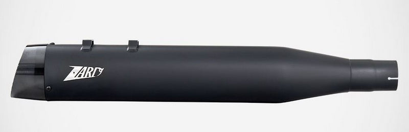 Black Stainless Steel Racing Slip-Ons And Black Alu End-Caps