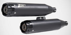Black Stainless Steel E4/E5 Homologated Slip-Ons With Black Alu End-Cap