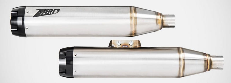 Stainless Steel E4/E5 Homologated Slip-Ons With Black Alu End-Cap