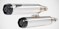 Stainless Steel E4/E5 Homologated Slip-Ons With Black Alu End-Cap