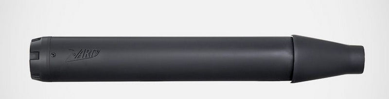 Zard Stainless Slip-On 2>1 With Alu End-Cap Racing Black | ZHD037S10SAR-B