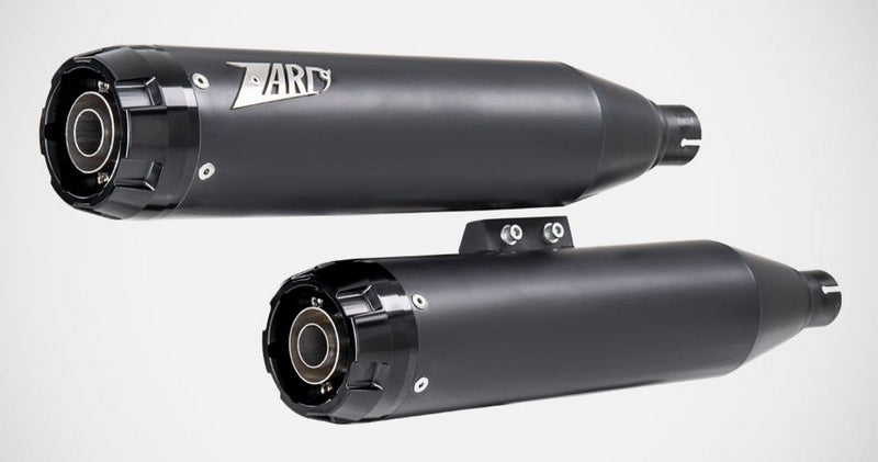 Zard Black Stainless Racing Slip-Ons Black Alu End-Cap | ZHD039S10SAR-B