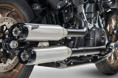 Stainless Steel Racing Slip-Ons With Black Alu End-Cap