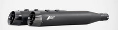 Black Stainless Steel E3 Homologated Slip-Ons And Black Alu End-Caps