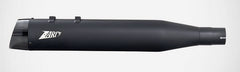 Black Stainless Steel E3 Homologated Slip-Ons And Black Alu End-Caps