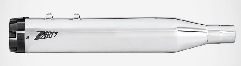 Polished Stainless Steel Racing Slip-Ons And Black Alu End-Caps