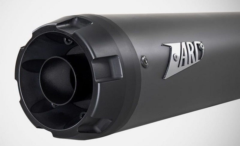 Black Stainless Steel E5+ Homologated Slip-On 2>1 With Alu End-Cap