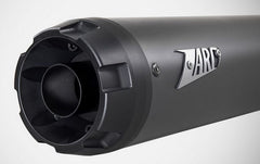 Black Stainless Steel Racing Slip-On 2>1 With Alu End-Cap