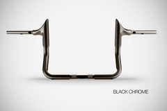 Handlebar Bull 10” High Quality, Black Chrome Steel
