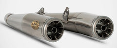 Polished Stainless Steel E5 Homologated Slip-Ons
