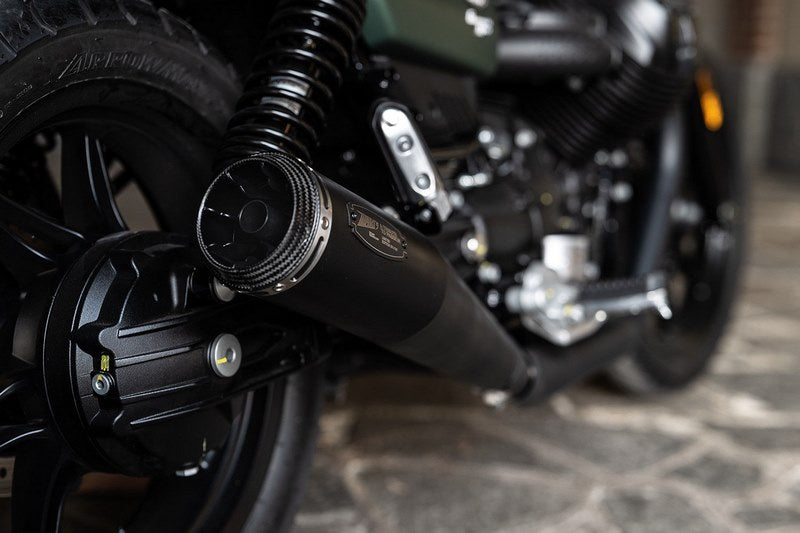 Limited Edition- E5 Homologated Black Stainless Steel Slip-Ons
