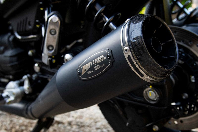 Limited Edition- E5 Homologated Black Stainless Steel Slip-Ons