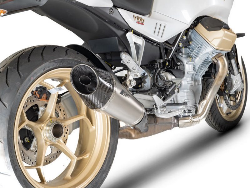 Zard Stainless Homologated E5 Slip-On With Titanium Sleeve | ZMG006S10TCO