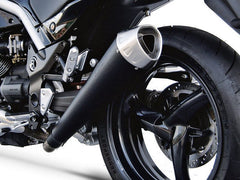 Conical-Black Stainless Steel E3 Homologated Slip-On