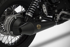 Conical-Black Stainless Steel E3 Homologated Slip-Ons